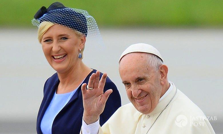 Agata Duda, Dorota Zawadzka Superniania, papież Franciszek