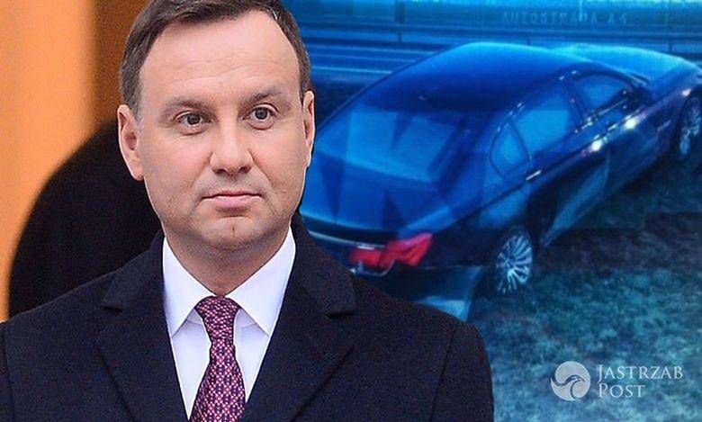 Znane są nowe fakty w sprawie wypadku Andrzeja Dudy. Prokuratura ustaliła przyczyny pęknięcia opony