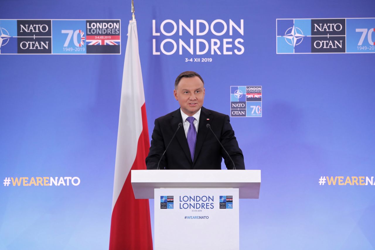 Andrzej Duda po szczycie NATO. Dyplomatycznie o Rosji