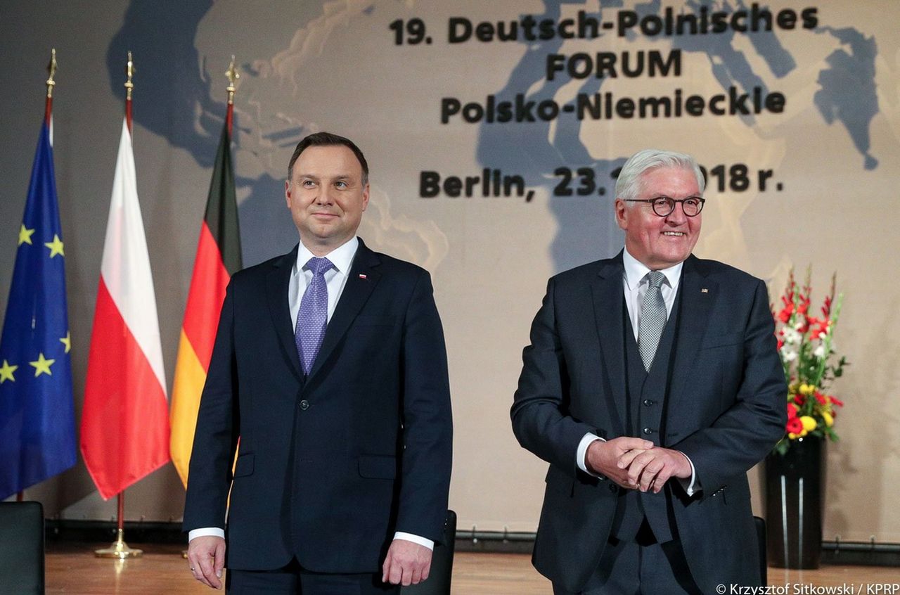 Niemiecka dziennikarka wyprowadziła prezydenta Dudę z równowagi. "Grillowała go. Umowa była inna"