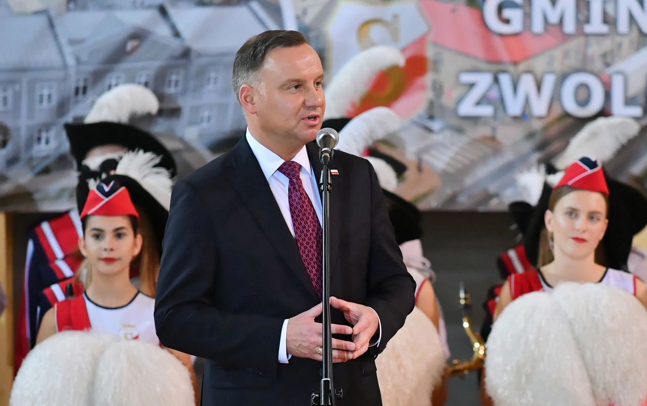 Andrzej Duda w Zwoleniu. Tak mocno o sędziach nie mówił nigdy