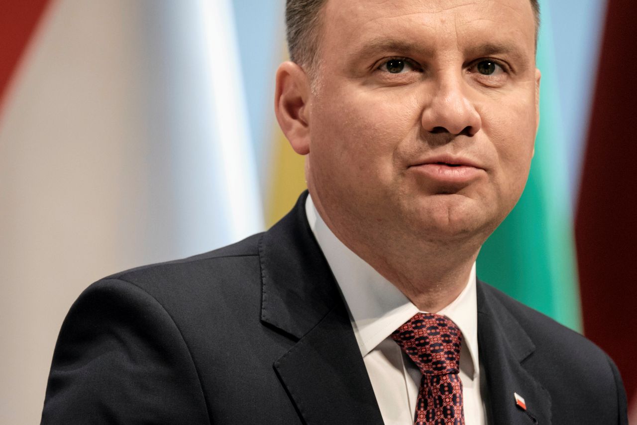 "Ogromny żal i wielka strata". Andrzej Duda o katastrofie MiG-29 pod Pasłękiem