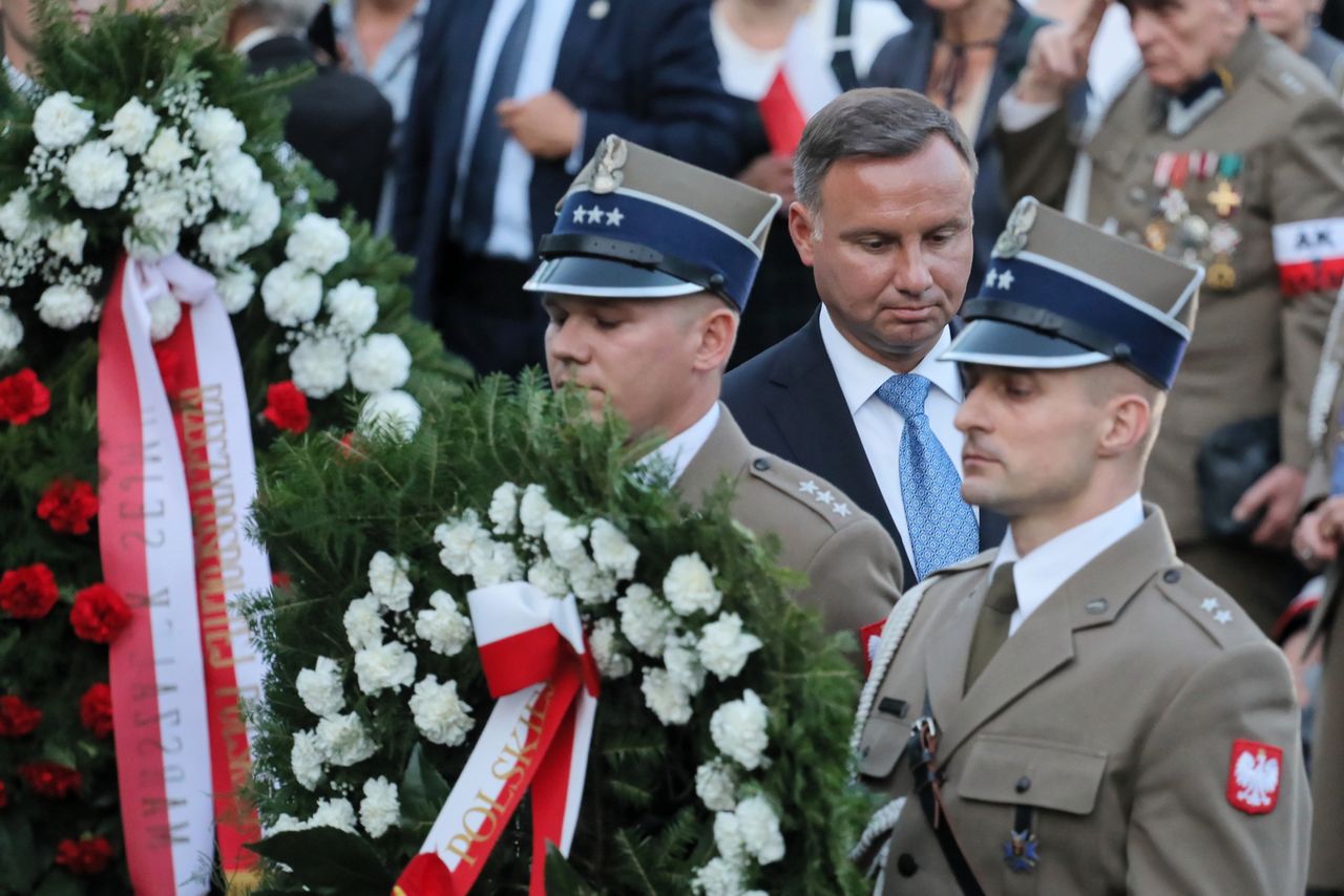 Powstanie Warszawskie. Prezydent Andrzej Duda na Woli