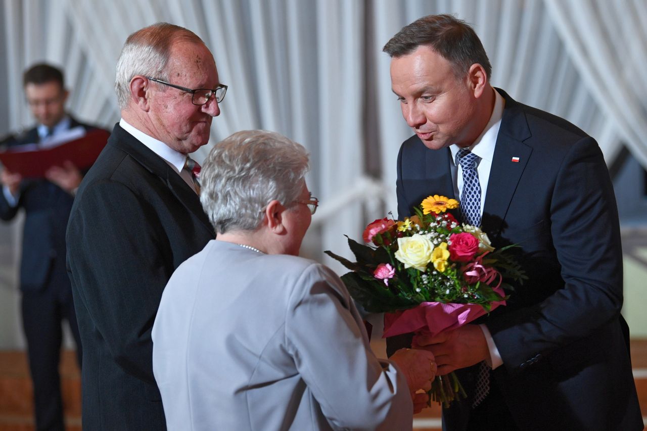 Podkarpacie. Prezydent Andrzej Duda wręczył Medale za Długoletnie Pożycie Małżeńskie