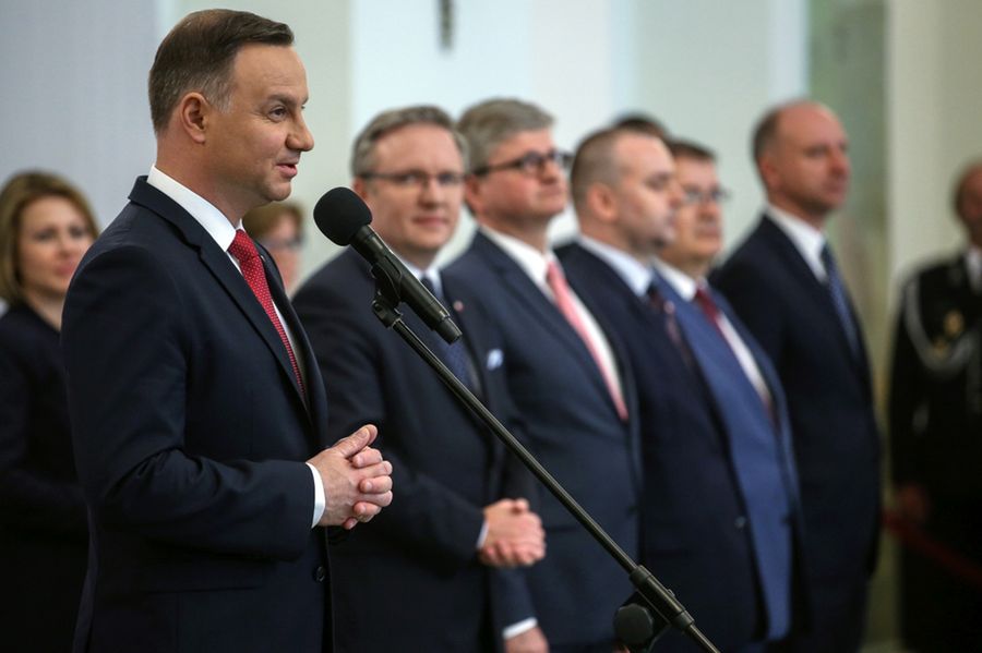 Kary dla Polski? Duda: takie próby oceniam absolutnie negatywnie