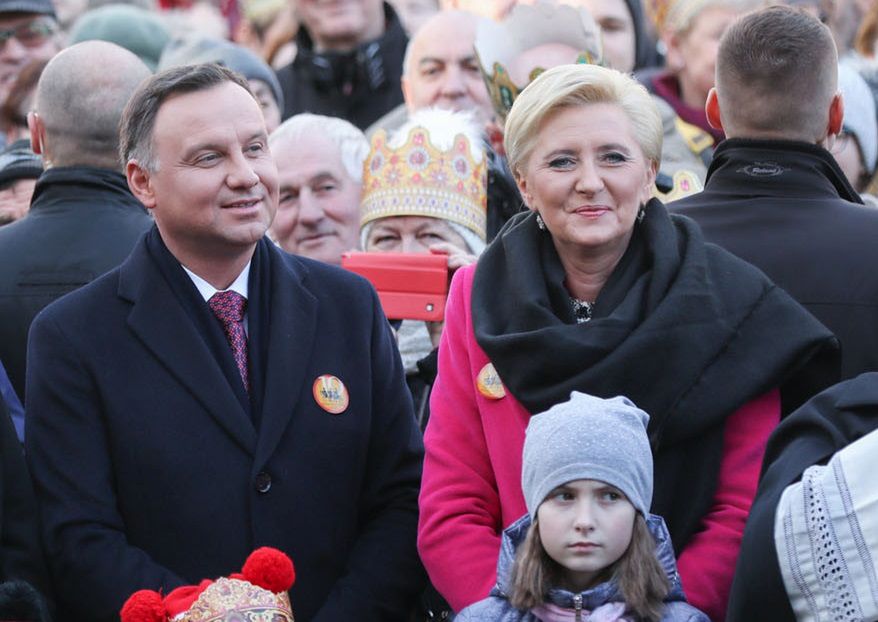 Agata Duda na Orszaku Trzech Króli. Pierwsza dama zaszalała z kolorem