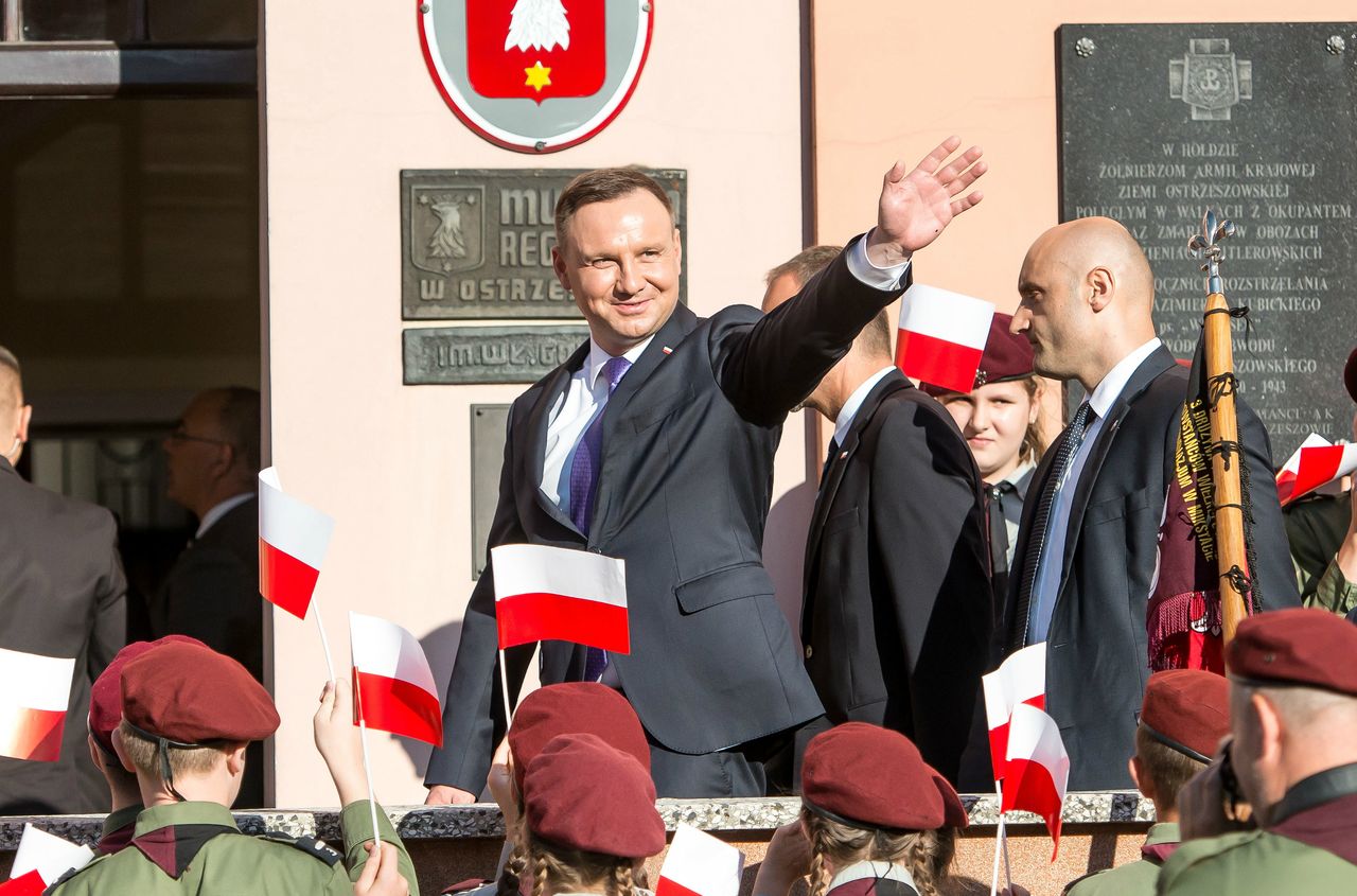 Prezydent Andrzej Duda wylicza sukcesy Polski. "Rośniemy w siłę, powinniśmy być dumni, a opozycja coś majaczy"