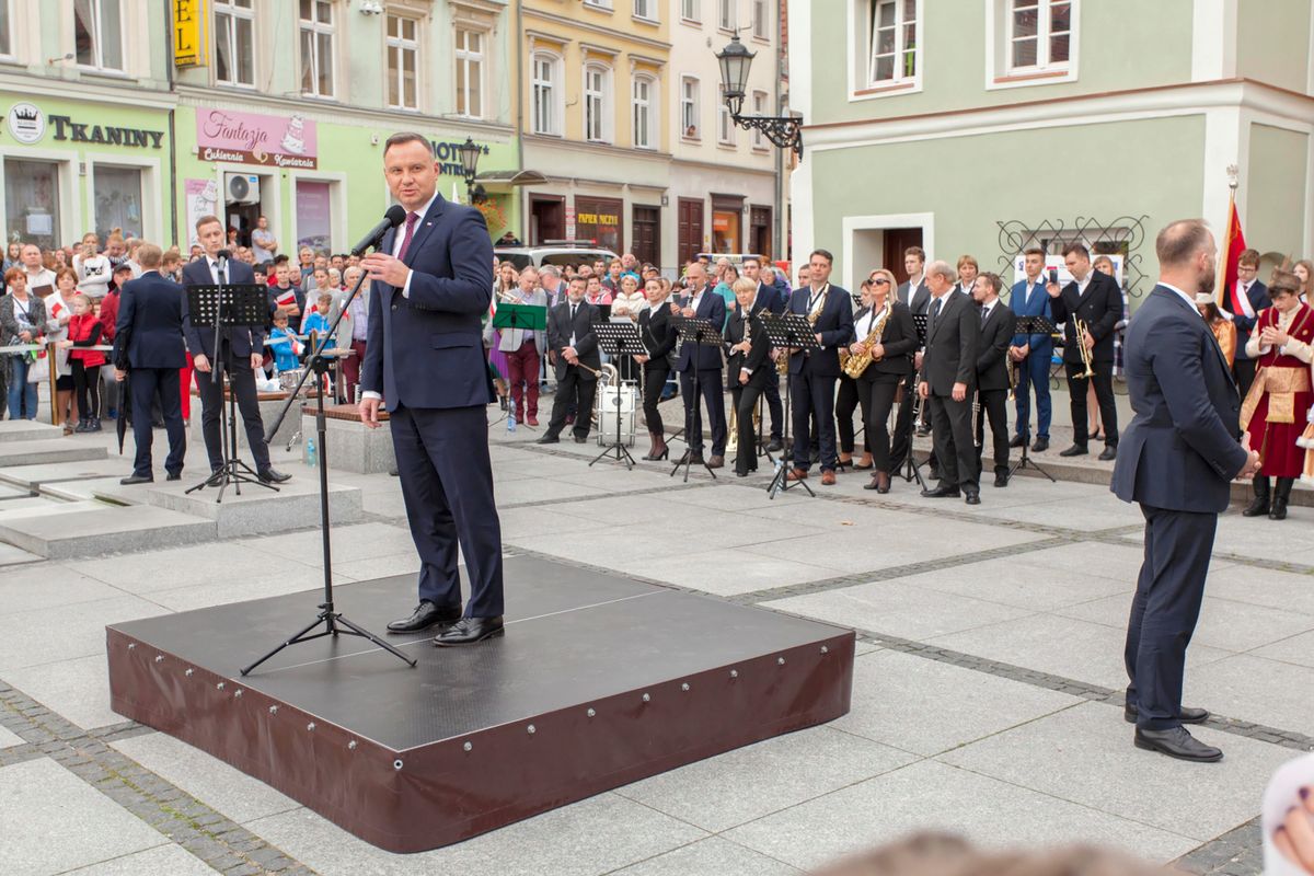 Prezydent Andrzej Duda został honorowym obywatelem Środy Śląskiej