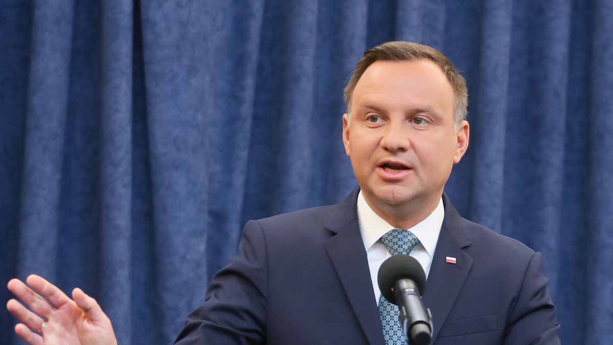 - To stary AGH-owski żart - zaczął prezydent Andrzej Duda.