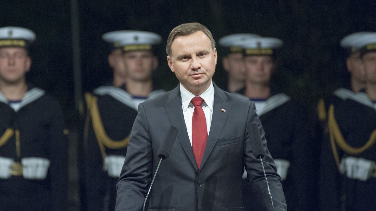 Prezydent Andrzej Duda na Westerplatte (zdj. arch.)