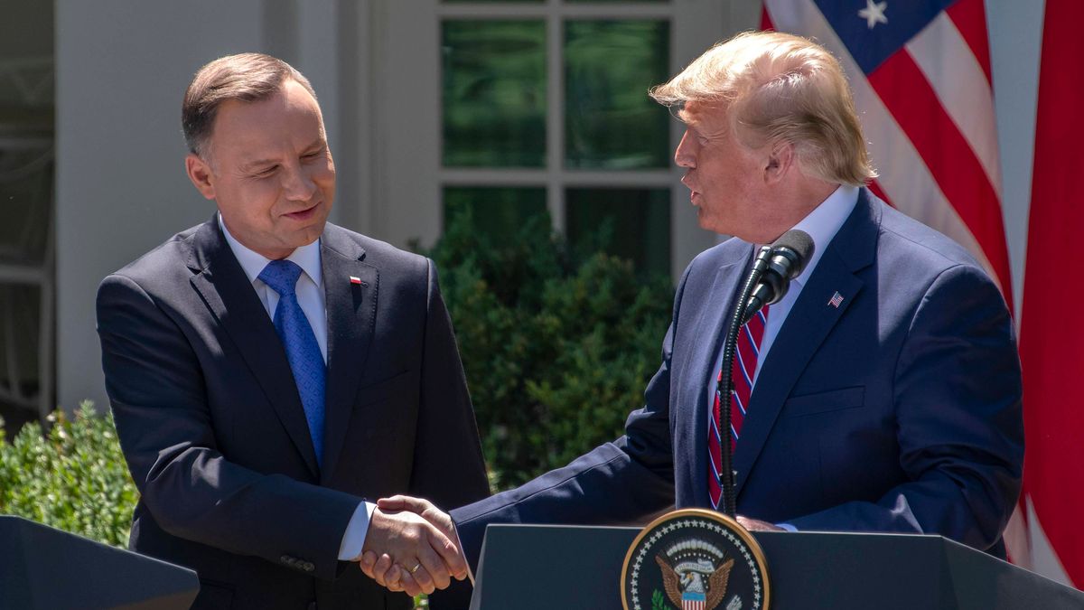 Andrzej Duda i Donald Trump w Waszyngtonie