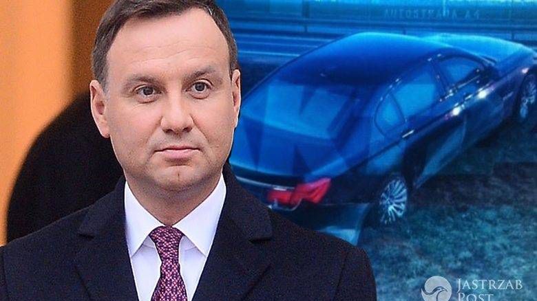 Andrzej Duda miał wypadek