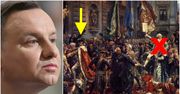 Prezydent Duda mówi o konstytucji 3 maja. I zalicza sporą wpadkę