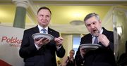 Andrzej Duda degustuje polską wołowinę. Coś poszło nie tak