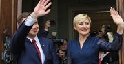 Pierwsza Dama, Agata Duda z mężem Andrzejem Dudą w Pałacu w Wilanowie. Media: jak Claire Underwood [zdjęcia]