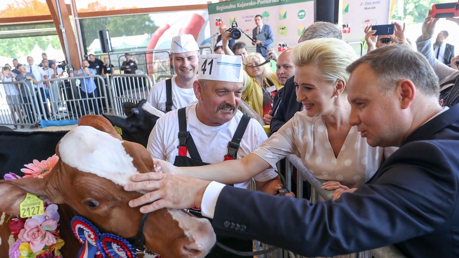 Para Prezydencka na Targach Rolno-Przemysłowych