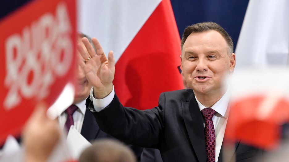 Wybory prezydenckie 2020. Prezydent Andrzej Duda na wiecu w Kozienicach 