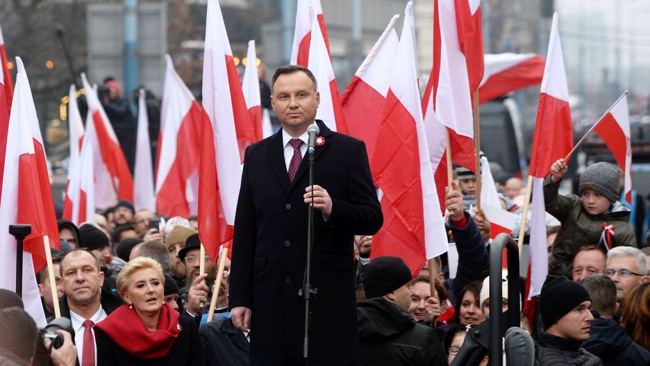 11 listopada 2018 roku. Biało-Czerwony Marsz - Dla Ciebie Polsko. Odbył się pod patronatem Prezydenta RP Andrzeja Dudy i środowisk radykalnych ONR.
