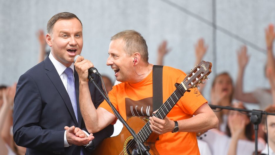 Andrzej Duda był specjalnym gościem podczas Spotkania Młodych w Lednicy 