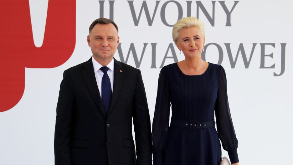 Agata Duda na obchodach 80. rocznicy wybuchu II wojny światowej