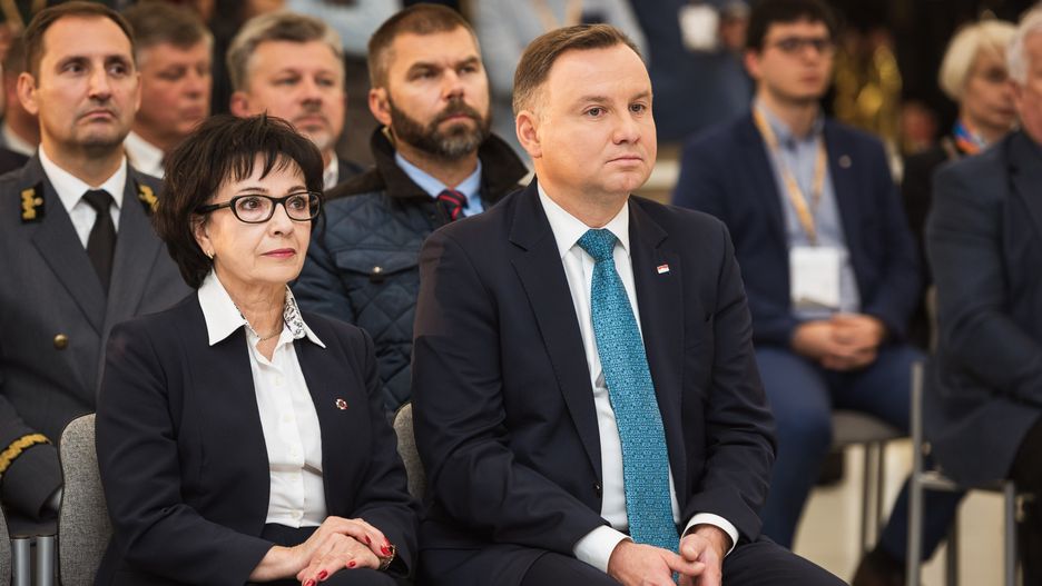 Marszałek Sejmu Elżbieta Witek oraz prezydent Andrzej Duda (zdj. arch.)