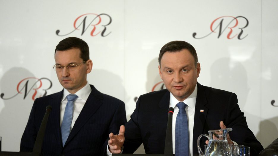 Prezydent Andrzej Duda był zaskoczony, tym co zrobił premier Mateusz Morawiecki
