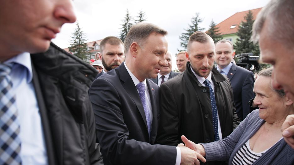 Andrzej Duda spotkał się z mieszkańcami Krosna Odrzańskiego