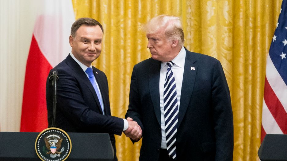 Donald Trump przyjął Andrzeja Dudę w Białym Domu