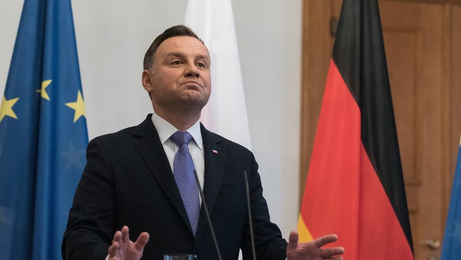 Andrzej Duda w Berlinie skomentował wyrok TSUE ws. SN i problemy Polski w UE