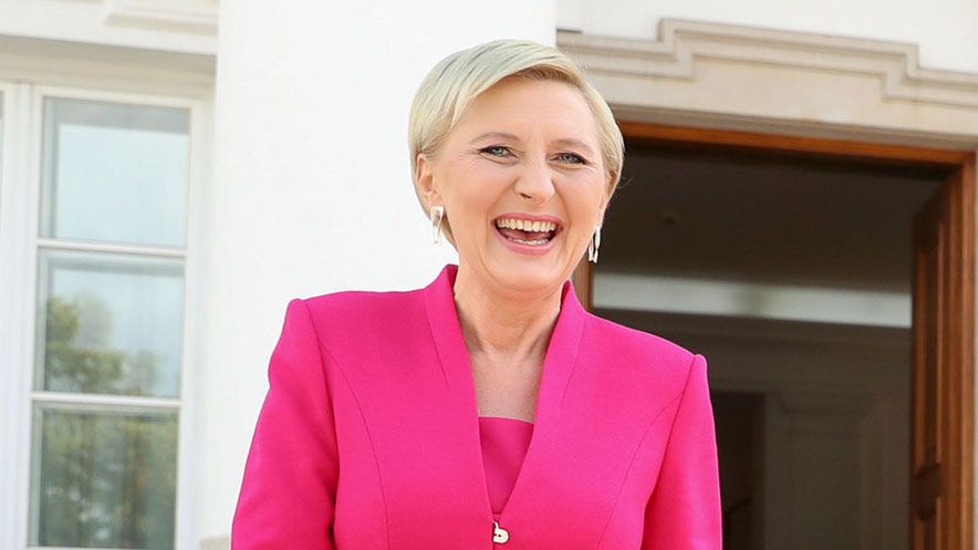 Agata Duda nie komentuje strajku w Sejmie 