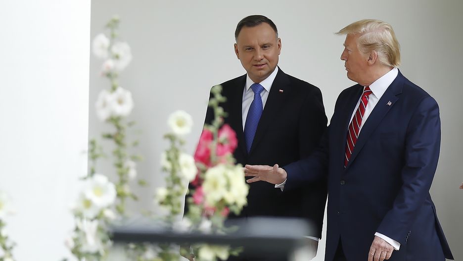 Andrzej Duda i Donald Trump