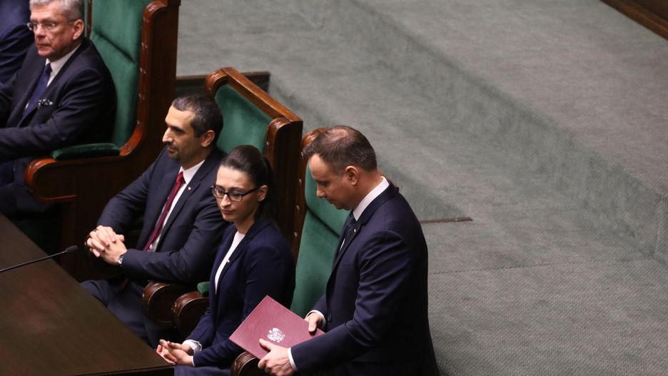 Prezydent RP Andrzej Duda wygłosił orędzie podczas Zgromadzenia Narodowego