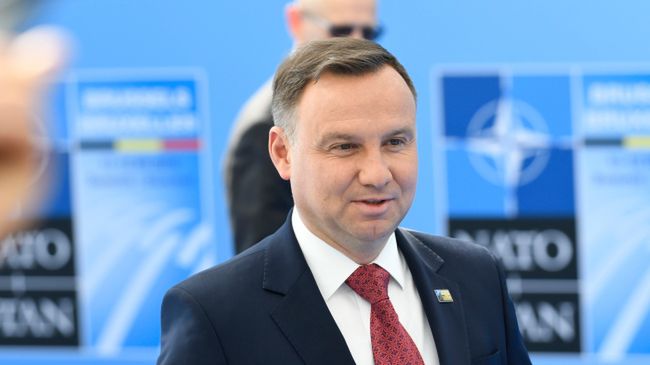 Andrzej Duda na szczycie NATO w Brukseli