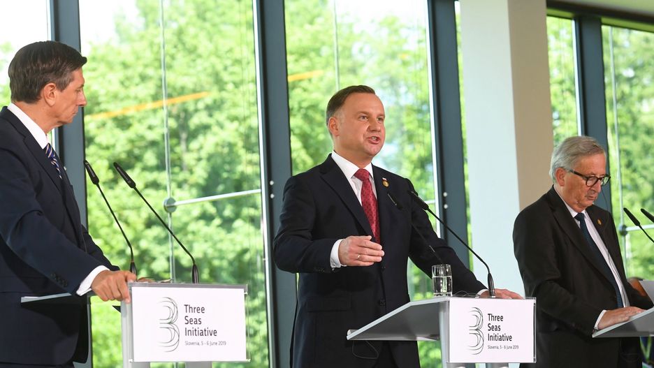 Andrzej Duda przemawiał na konferencji z udziałem m.in. szefa KE