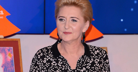 Agata Kornhauser-Duda na spotkaniu z niepełnosprawnymi. Wyglądała rewelacyjnie