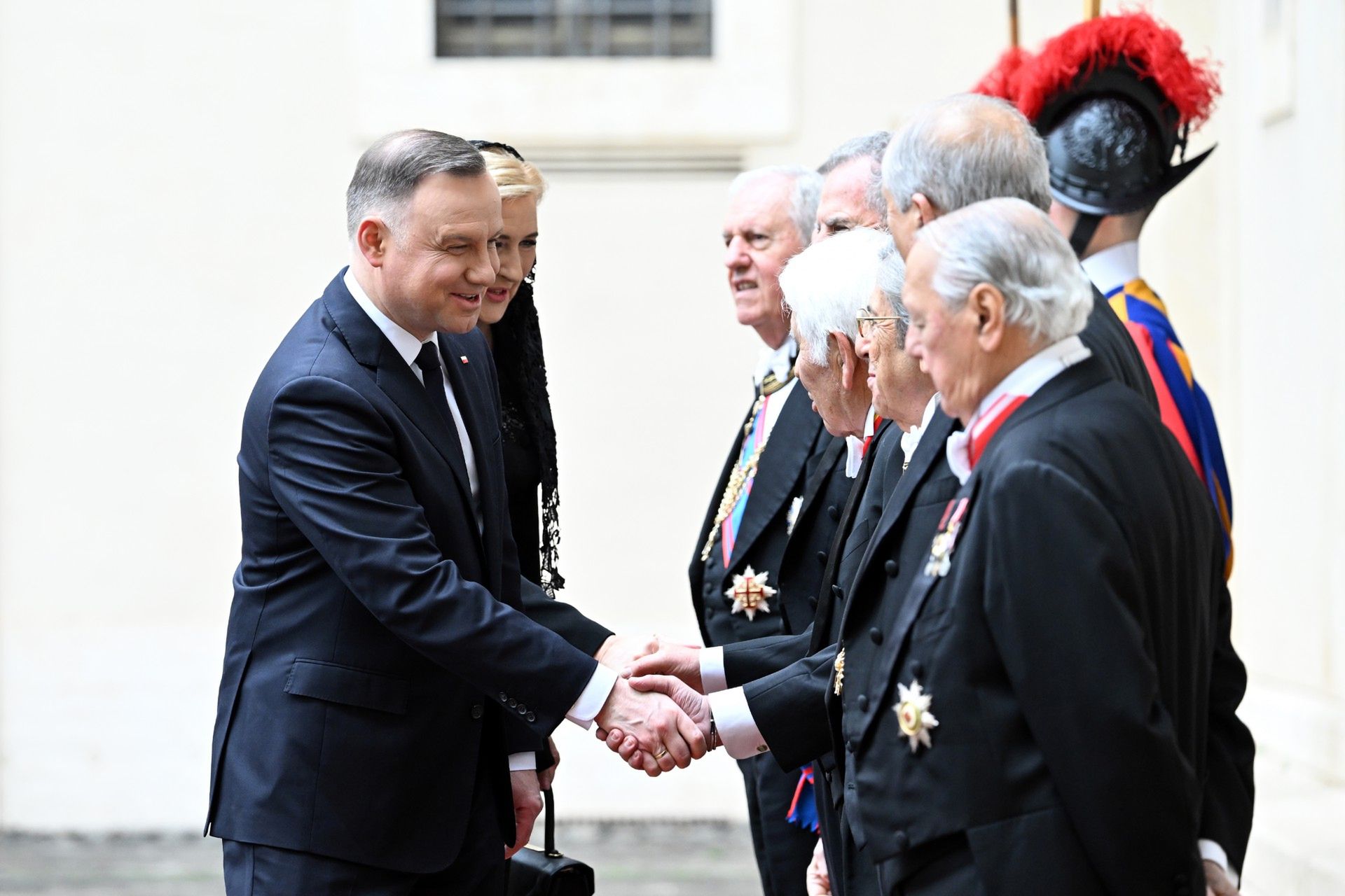 Andrzej Duda i Agata Duda z wizytą w Watykanie