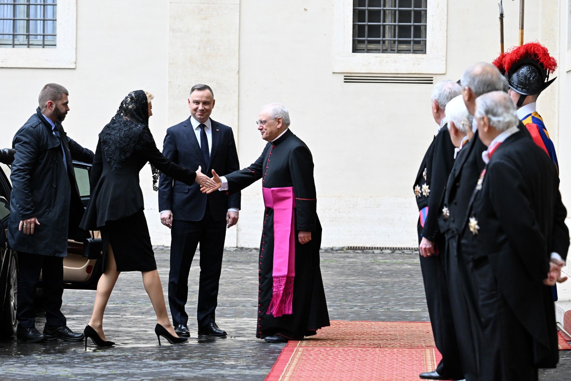 Andrzej Duda i Agata Duda z wizytą w Watykanie