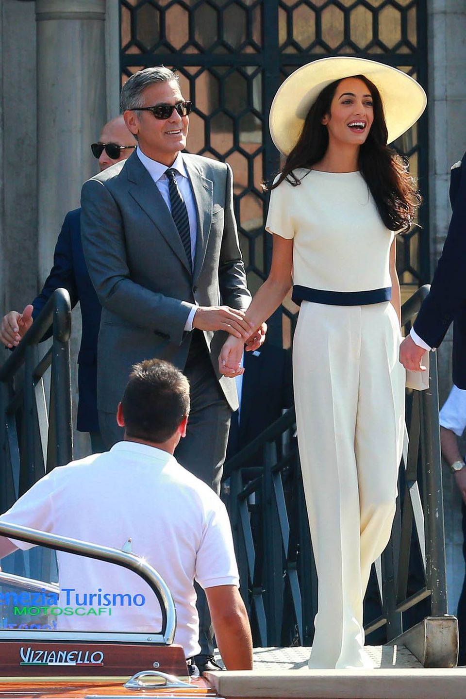 Amal Alamuddin i George Clooney 
Fot.ons