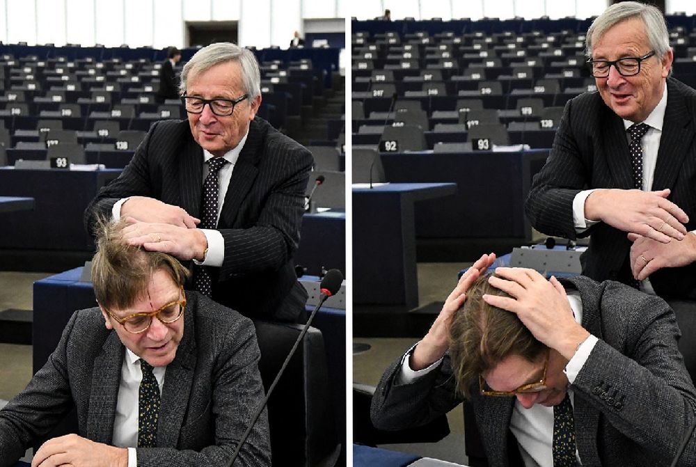 Juncker znów to zrobił. "Ofiarą" szefa KE padł Guy Verhofstadt