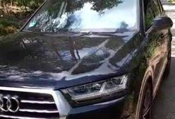 Luksusowe audi q7 za 360 tys. zł znalezione w lesie. Wcześniej zostało ukradzione