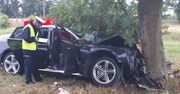 Radzyń Podlaski: 19-latek rozbił audi na drzewie. Dwie osoby nie żyją