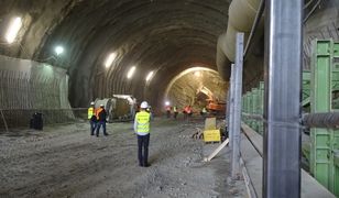 Zakopianka będzie miała najdłuższy tunel w Polsce. Prace przebiegają zgodnie z planem