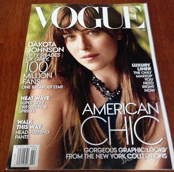 Dakota Johnson na okładce Vogue'a
Fotografia: Instagram.com