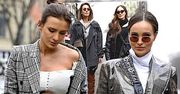 Wystylizowane jak gwiazdy Sara Boruc i Marina Łuczenko ostro zaszalały na pokazie mody w Mediolanie! Wags mają na sobie prawdziwą fortunę!