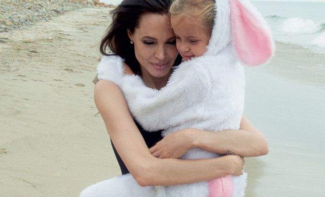 Angelina Jolie i jej rodzina w listopadowym Vogue'u