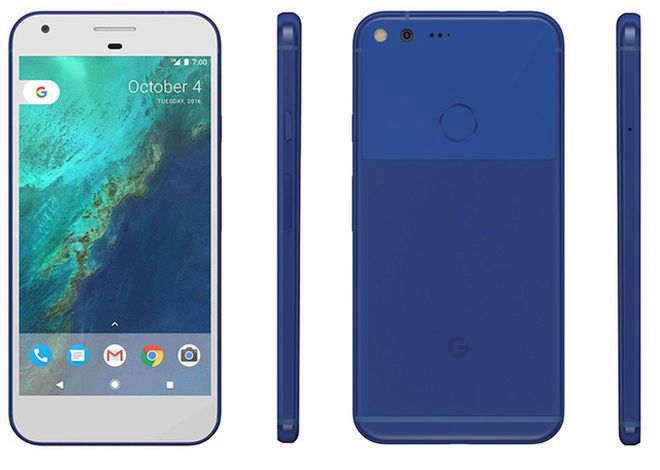 Niebieski Google Pixel - prawdziwy biały kruk