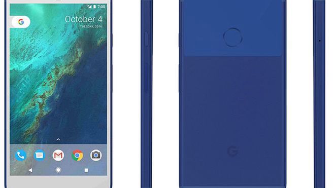 niebieski google pixel