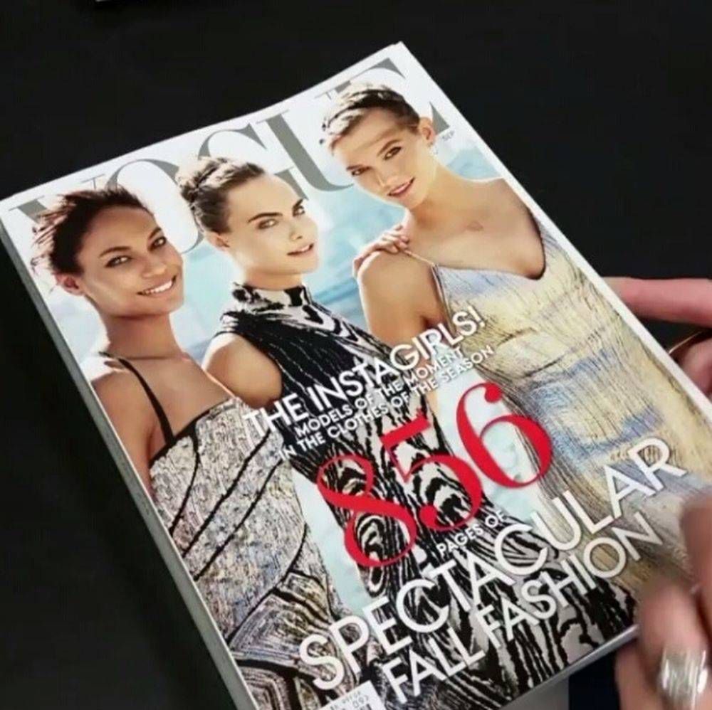 okładka wrześniowego Vogue'a zdjęcie: Instagram