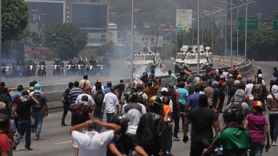 Caracas. Na ulicach miasta doszło do zamieszek
