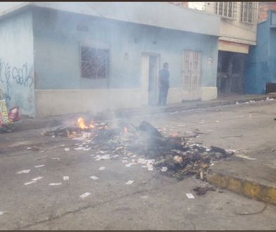 Obrabowali bank w Wenezueli. Pieniądze zostawili na ulicy